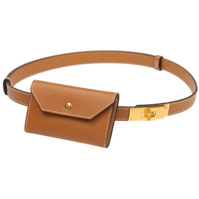 Hermès Kelly Pocket Belt 18 Gold Epsom GHW