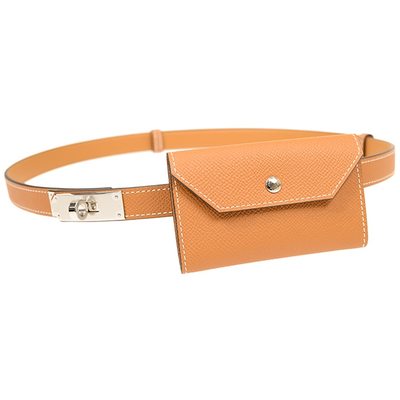 Hermès Kelly Pocket Belt 18 Gold Epsom PHW