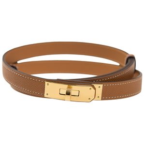 Hermès Kelly Belt 18 Gold Epsom GHW