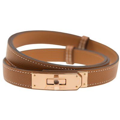 Hermès Kelly Belt 18 Gold Epsom RGHW