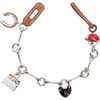 Bijou de Sac Charm Fauve Barenia Gold / Rouge Radieux PHW