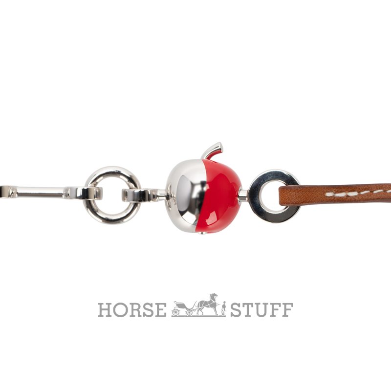 Bijou de Sac Charm Fauve Barenia Gold / Rouge Radieux PHW