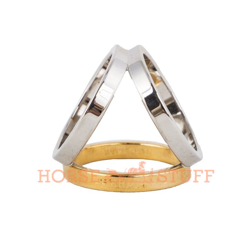 HERMÈS Scarf Ring Trio Scarf Ring in Gold with Gold hardware