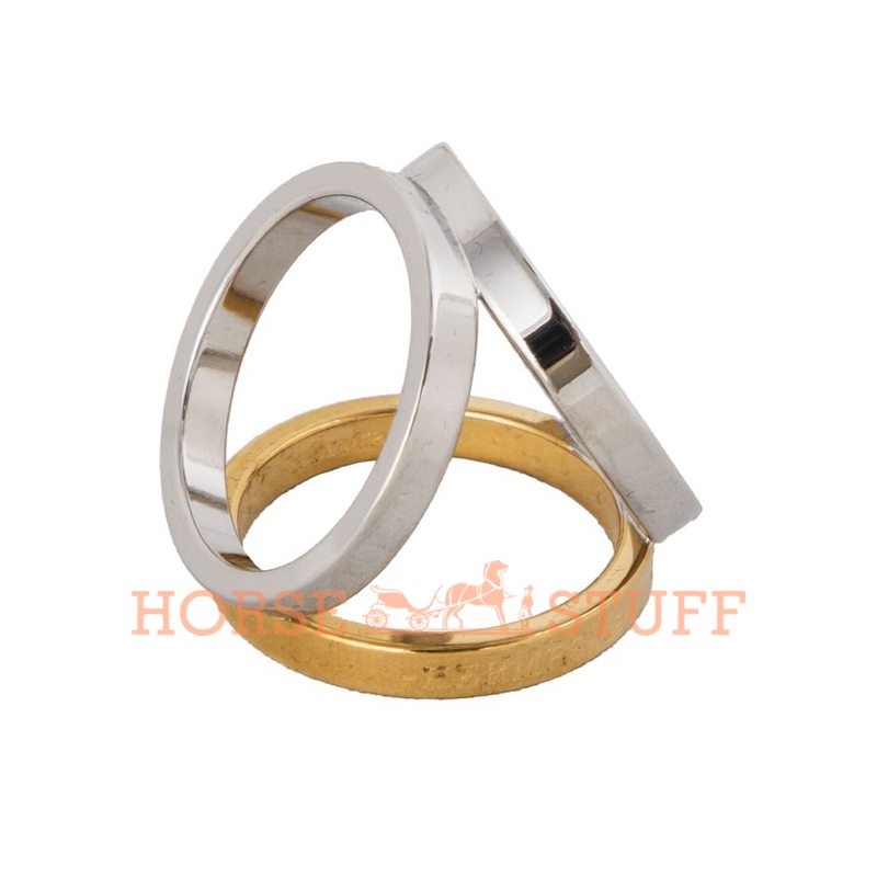 Scarf ring Hermès Trio Gold / Silver