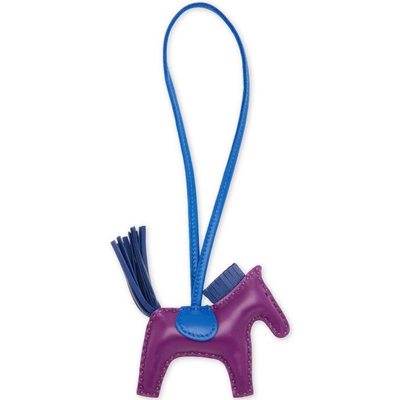 Hermès Rodeo PM Violet / Blue Sapphire / Blue de France Milo Lambskin