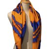 Hermès Scarf Brides de Gala Shadow Wash 90 Blue / Orange