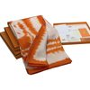 Hermès Scarf Brides de Gala Shadow Wash 90 Orange / White