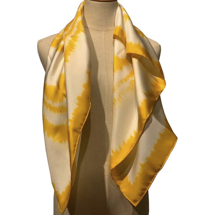 hermes scarf yellow