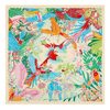 Hermès Scarf Carnaval des Oiseaux 90 Beige