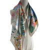 Hermès Scarf Carnaval des Oiseaux 90 Beige