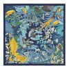 Hermès Scarf Carnaval des Oiseaux 90 Blue