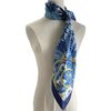 Hermès Scarf Carnaval des Oiseaux 90 Blue