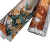 Hermès Scarf Carnaval des Oiseaux 90 Grey