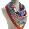 Hermès Scarf Carnaval des Oiseaux 90 Red