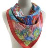 Hermès Scarf Carnaval des Oiseaux 90 Red