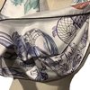 Hermès Double Face Scarf Della Cavalleria Favolosa 90 White / Marine