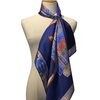 Hermès Scarf Favori du Faubourg 90 Blue