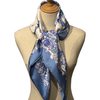 Hermès Scarf La Folle Parade 90 Light Blue