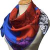 Hermès Scarf A l'Ombre des Pivoines 90 Blue