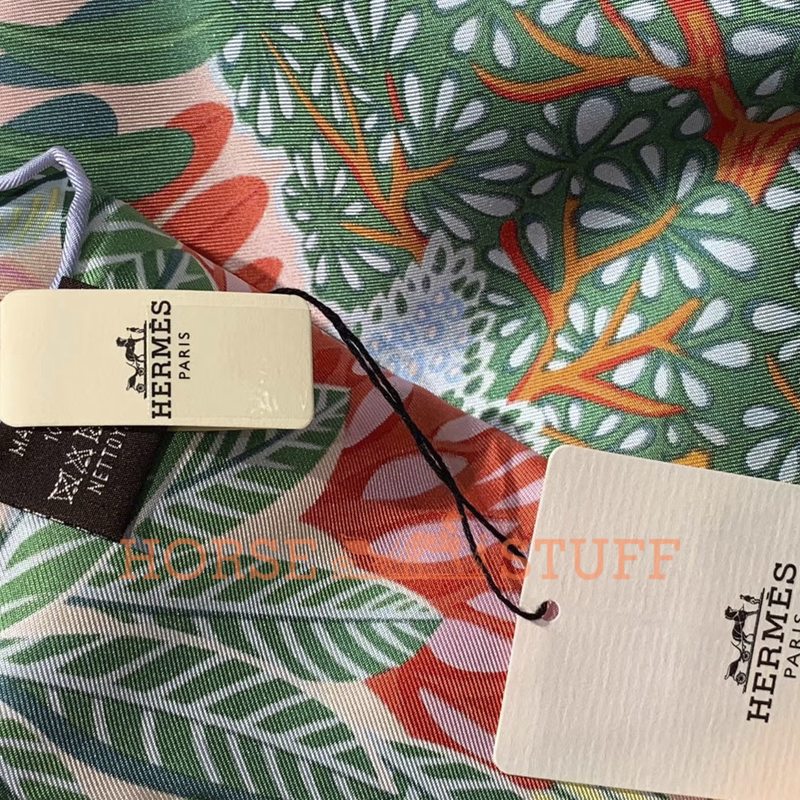 Hermès Scarf Mountain Zebra 90 Green