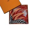 Hermès Scarf Mountain Zebra 90 Red