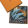 Hermès Scarf Mountain Zebra 90 Turquoise