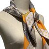 Hermès Scarf Selle de Dignitaire 90 Grey