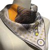 Hermès Scarf Selle de Dignitaire 90 Grey