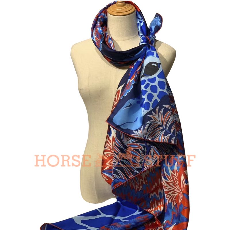 Hermès Scarf The Three Graces 140 Blue