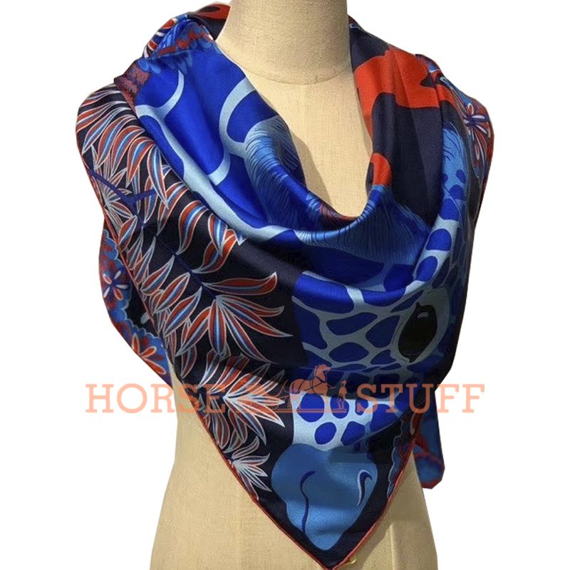 Hermès Scarf The Three Graces 140 Blue