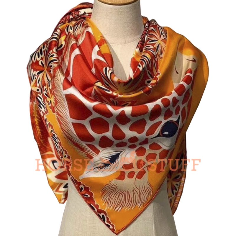 Hermès Scarf The Three Graces 140 Orange