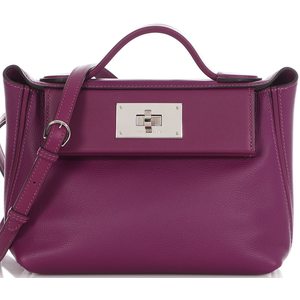 Hermès 24/24 Mini ( 21 ) Anemone Evercolor PHW