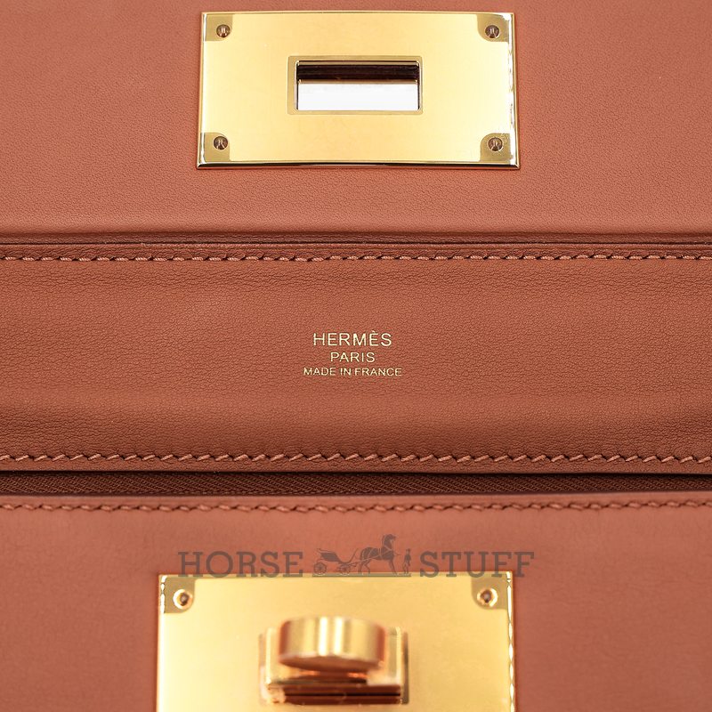 Hermès 24/24 Mini ( 21 ) Gold Evercolor GHW