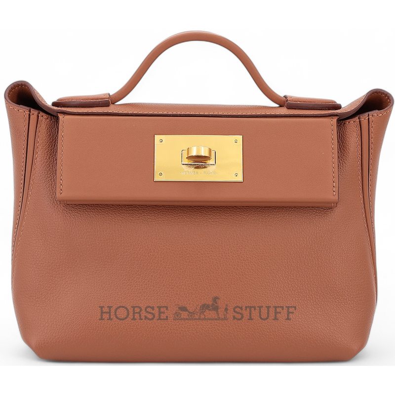 Hermès 24/24 Mini ( 21 ) Gold Evercolor GHW