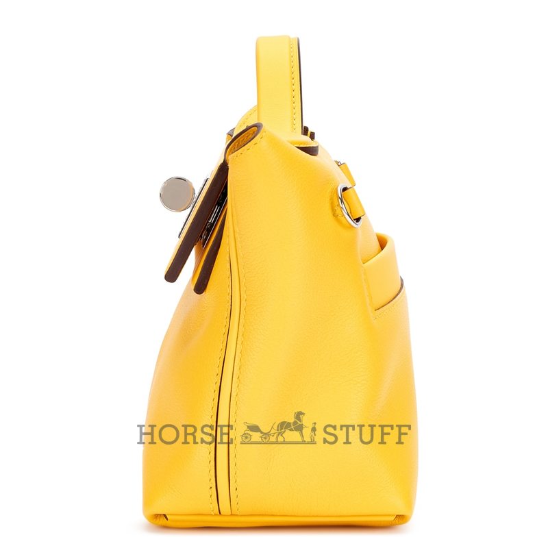 Hermès 24/24 Mini ( 21 ) Jaune de Naples Evercolor PHW