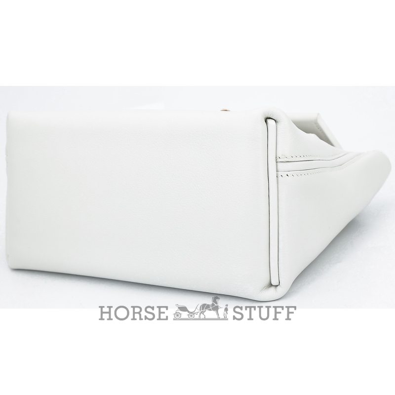 Hermès 24/24 Mini ( 21 ) New White Evercolor GHW