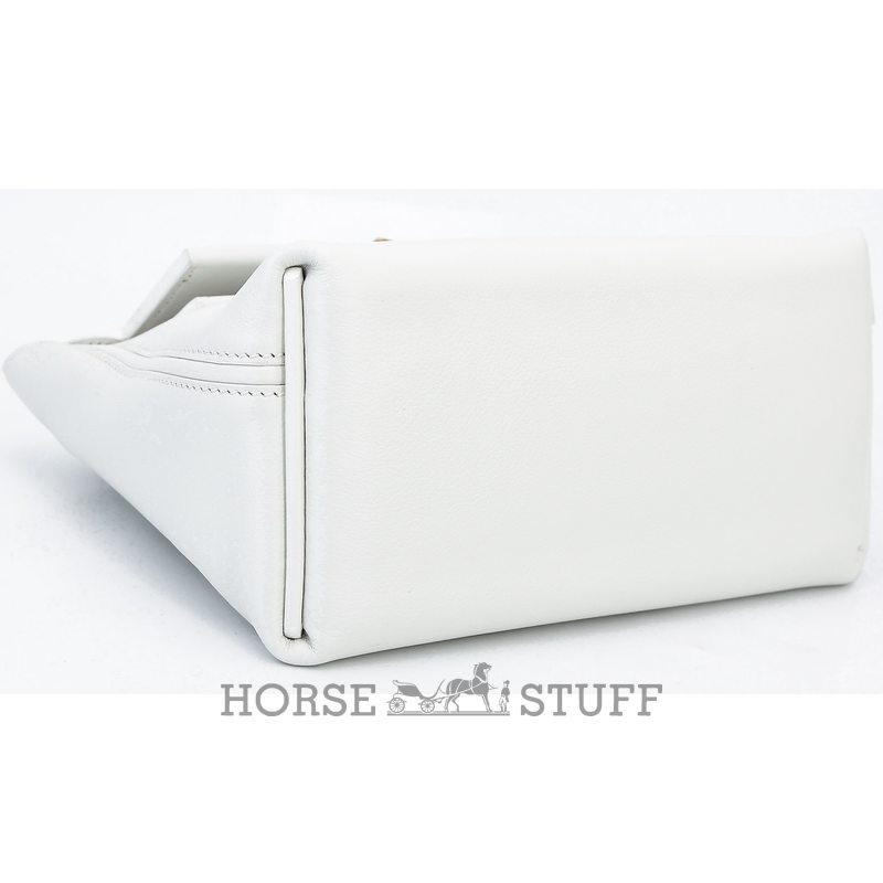 Hermès 24/24 Mini ( 21 ) New White Evercolor GHW