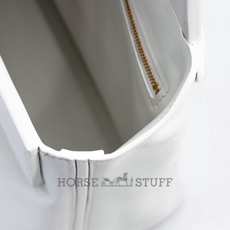 Hermès 24/24 Mini ( 21 ) New White Evercolor GHW