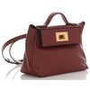 Hermès 24/24 Mini ( 21 ) Rouge H Evercolor GHW