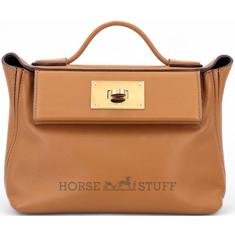Hermès 24/24 Mini ( 21 ) Sesame Evercolor GHW