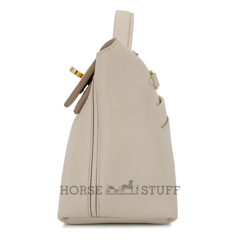 Hermès 24/24 Mini ( 21 ) Touch Beton Evercolor / Matte Crocodile Alligator GHW