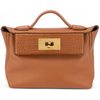 Hermès 24/24 Mini ( 21 ) Touch Gold Evercolor / Matte Crocodile Alligator GHW