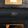 Hermès 24/24 Mini ( 21 ) Touch Black Swift / Matte Crocodile Alligator GHW