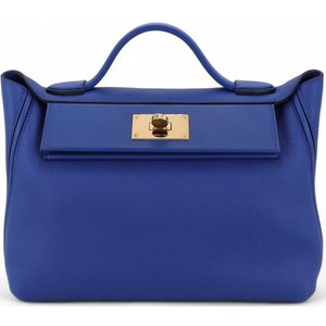 Hermès 24/24 29 Deep Blue Royal Swift GHW