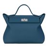 Hermès 24/24 35 Deep Blue Taurillon PHW