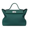 Hermès 24/24 35 Vert Cyprès Togo PHW