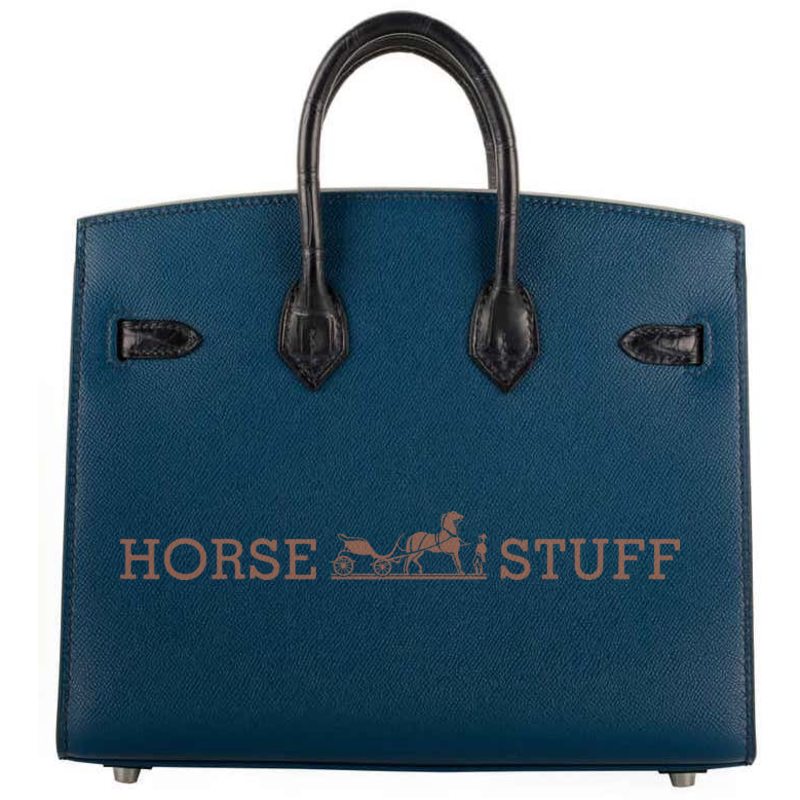 Hermès Birkin Sellier 20 Limited Edition Super Rare Faubourg ( House ) Blue Veau Madame / Epsom / Sombrero / Swift / Matte Crocodile Alligator PHW