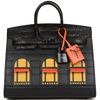 Hermès Birkin Sellier 20 Limited Edition Super Rare Faubourg ( House ) So Black Veau Madame / Epsom / Sombrero / Swift / Matte Crocodile Alligator PVD (Black)