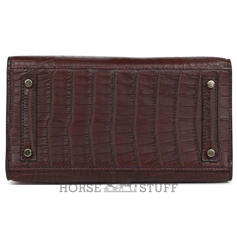 Hermès Birkin Sellier 20 Havane Matte Crocodile Alligator GHW
