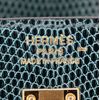 Hermès Birkin Sellier 20 Vert Cypress Shiny Niloticus Lizard GHW